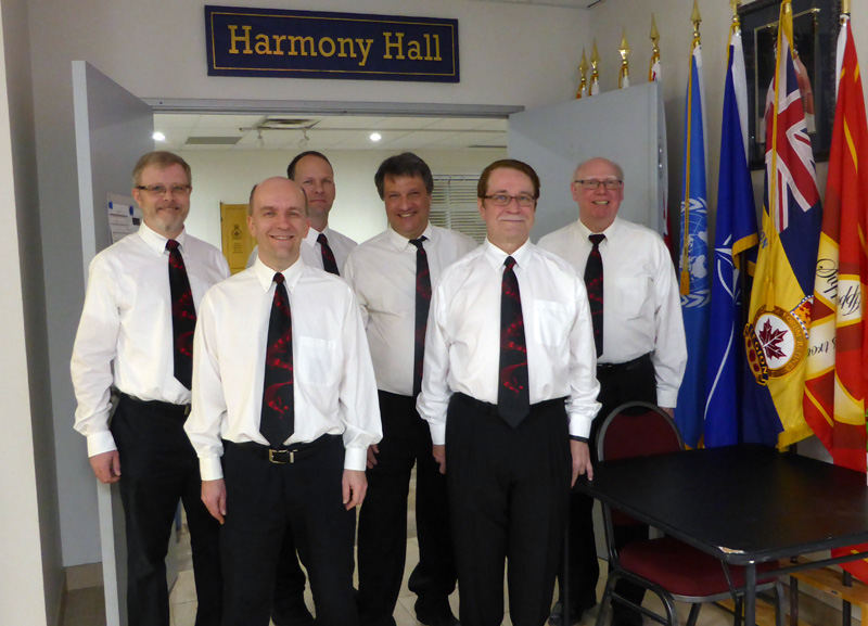 Northern Stars Chorus members singing in Harmony Hall